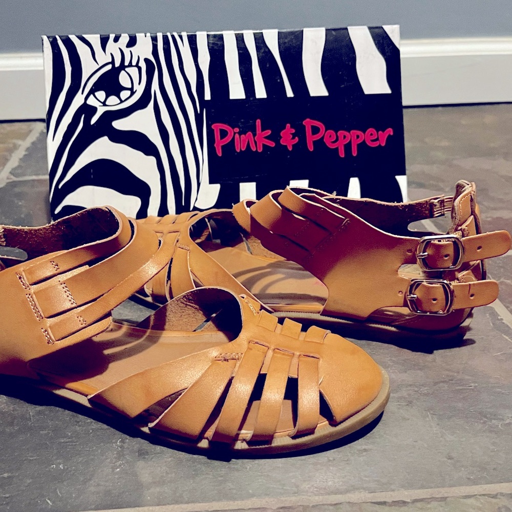 Pink & Pepper Closed Toe Sandals